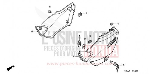 SIDE COVER CG125ES4 de 2004